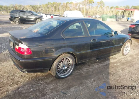 2002 BMW 330Ci из США, поврежденный, VIN WBABN53402JU28411